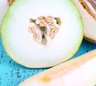 Aufgeschnittene Honigmelone