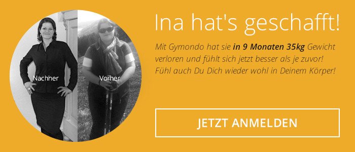 Inas Erfolgsgeschichte; Mit Gymondo hat Ina in 9 Monaten 35 Kg abgenommen und fühlt sich jetzt besser als je zuvor! Fühl auch Du Dich wieder wohl in Deinem Körper