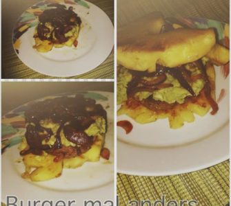 Burger aus Ananasscheiben
