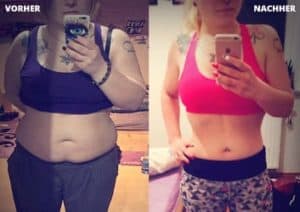 Vorher Nachher Bild von GYMONDO Mitglied Ann-Katrin