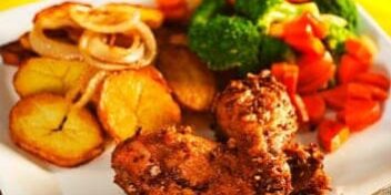 bratkartoffeln-mit-chicken-wings Bratkartoffel mit Chicken Wings