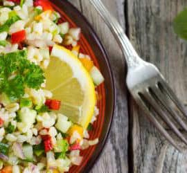 Bulgur-Salat im Glas