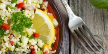 Bulgur-Salat im Glas