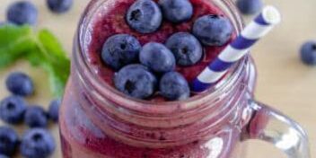 Buttermilch Blueberry Smoothie