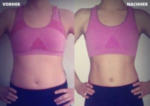 Vorher Nachher Bild von GYMONDO Mitglied Daniela