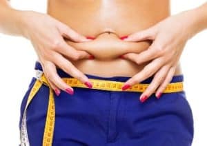 Fettverbrennung am Bauch