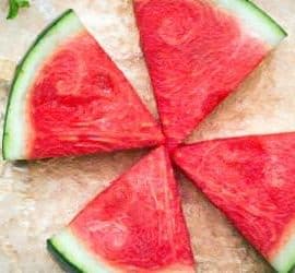 Gefrorene Melone