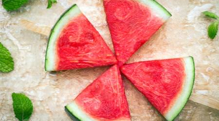 Gefrorene Melone