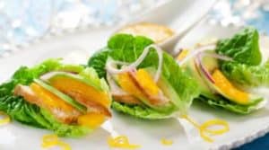 Gefüllte Salatherzen