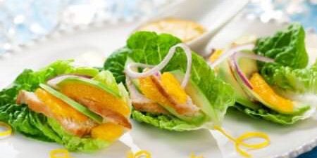 Gefüllte Salatherzen