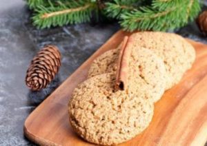 Haferflocken Kekse zu Weihnachten