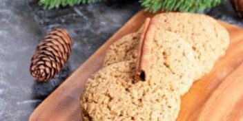 Haferflocken Kekse zu Weihnachten