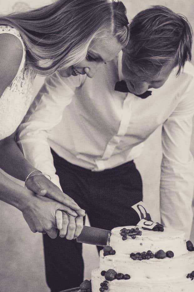 vegane Hochzeitstorte