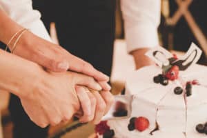 vegane Hochzeitstorte