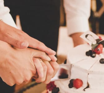 vegane Hochzeitstorte