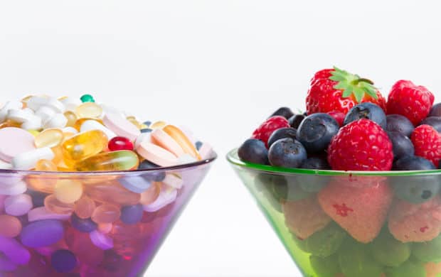 Nahrungsergänzingsmittel und Obst