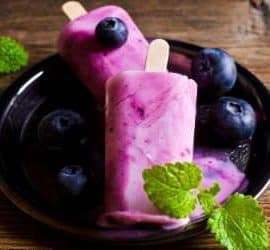 Kirsche Beeren Joghurt Eis
