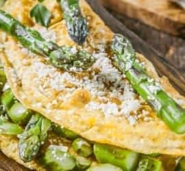 Käse Spargel Omelette