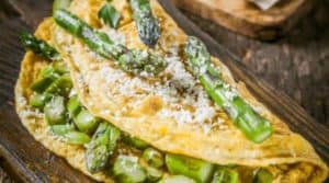 Käse Spargel Omelette