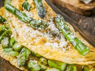 Käse Spargel Omelette