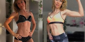 Vorher Nachher Bild von Gymondo Mitglied Linda