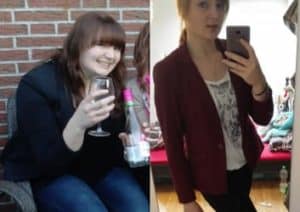 Vorher Nachher Bild von GYMONDO Mitglied Michelle