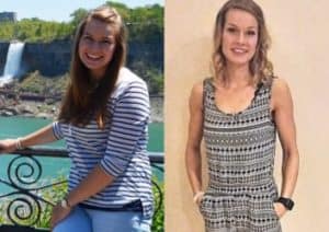 Vorher Nachher Bild von GYMONDO Mitglied Nicole