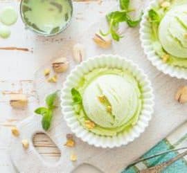 Pistazien Eiscreme