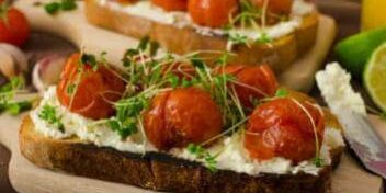 Ricotta Tomaten Brot
