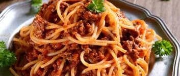 gesunde Spaghetti Bolognese