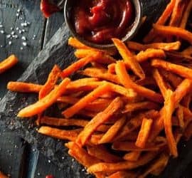 Suesskartoffel Pommes