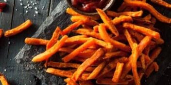 Suesskartoffel Pommes