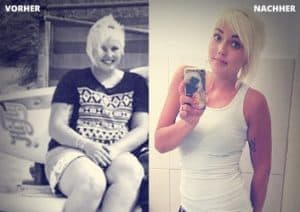 Das neue Vorher Nachher Bild von GYMONDO Mitglied Vanessa