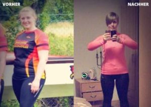 Vorher Nachher Bild von Gymondo Mitglied Cindy