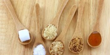 Zucker-Honig-Rohrzucker-palmzucker-vergleich verschiedene Zucker Arten