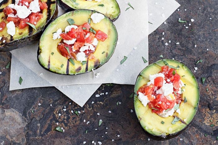 avocado als schüssel