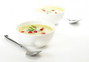 ayurvedische kueche mandel suppe