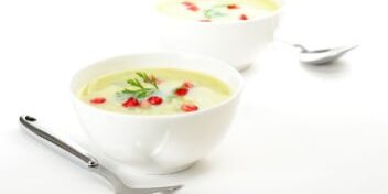 ayurvedische kueche mandel suppe
