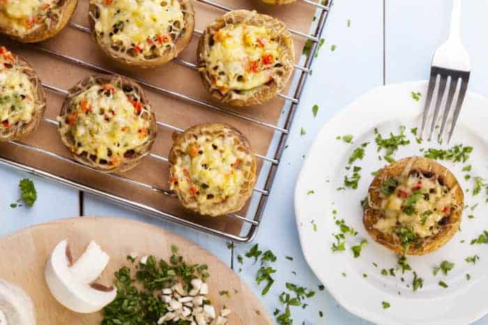 champignon Pizzabrötchen