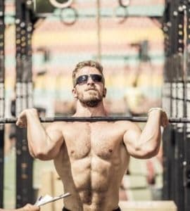CrossFit Athlet Sebastian im Wettkampf