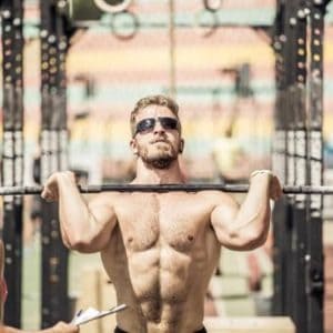 CrossFit Athlet Sebastian im Wettkampf