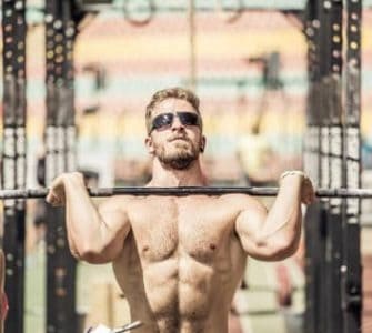 CrossFit Athlet Sebastian im Wettkampf