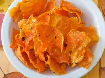 hokkaido kürbis chips zu halloween