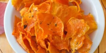 hokkaido kürbis chips zu halloween