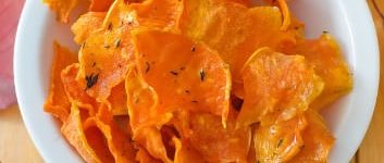 hokkaido kürbis chips zu halloween