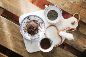 Blitz Tassenkuchen frisch aus der Mikrowelle