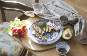 Heute gibt es Süßkartoffeln als Brotscheiben