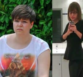 Vorher Nachher Bild von Melanie: Mit GYMONDO hat sie 30 Kilo abgenommen