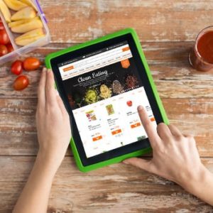 Lebensmittel von zuhause einkaufen mit Allyouneedfresh.