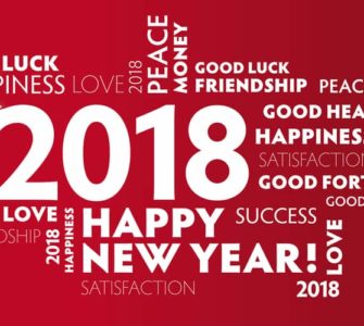 Übersichts Grafik mit guten Vorsätzen für 2018